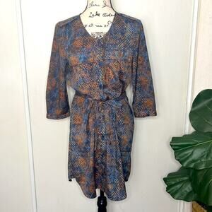 MODA International's Snakeskin Pattern Dress Size Medium
